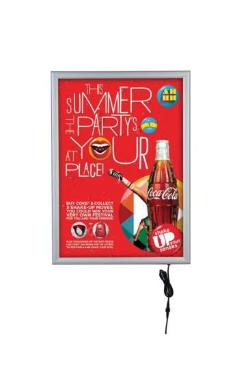 LED Light Box Su Geçirmez Işıklı Dış Mekan Reklam Poster Afiş Panosu